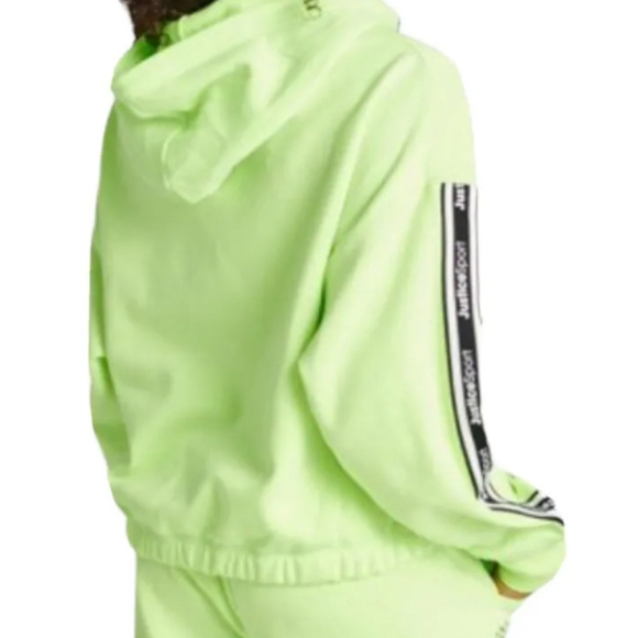 Justice Girls Hoodie Sweatshirt Green - Picture 3 of 6